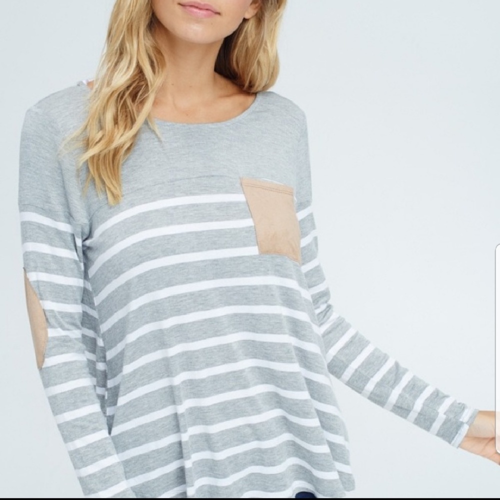 Area Suede Patch point top